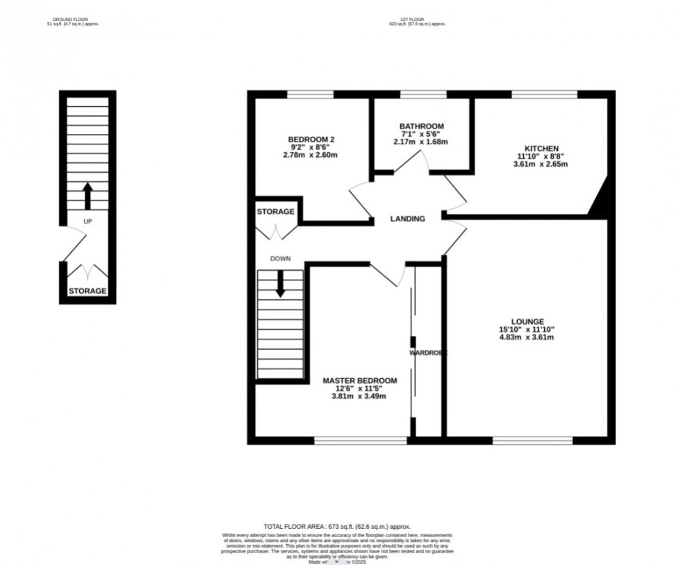 Floorplan for Wansford Way, Whickham, Newcastle upon Tyne, Tyne and Wear, NE16