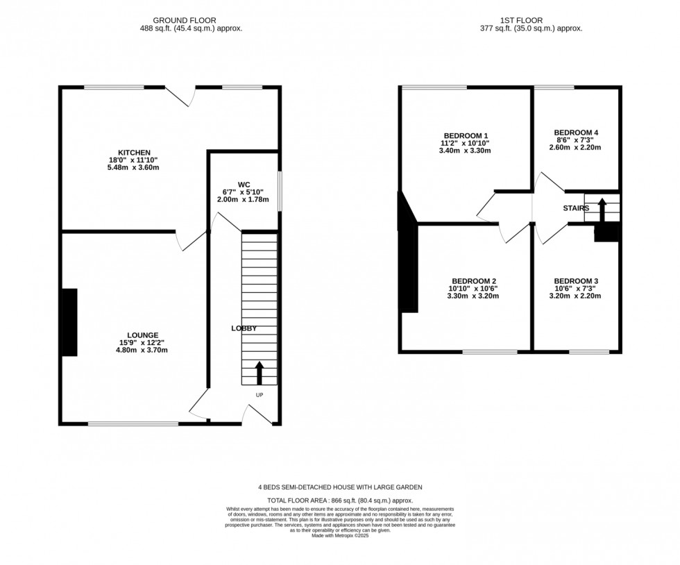 Floorplan for Moresdale Lane, Leeds, West Yorkshire, LS14