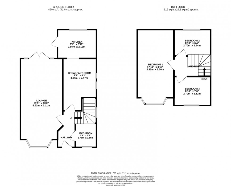 Floorplan for Heathwell Road, Newcastle upon Tyne, Tyne and Wear, NE15