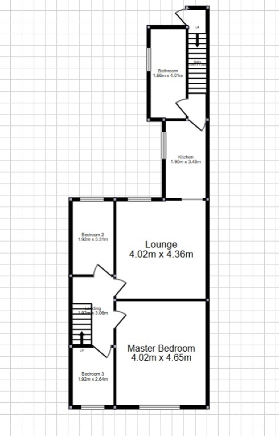 Floorplan for Whitehall Street, South Shields, Tyne and Wear, NE33