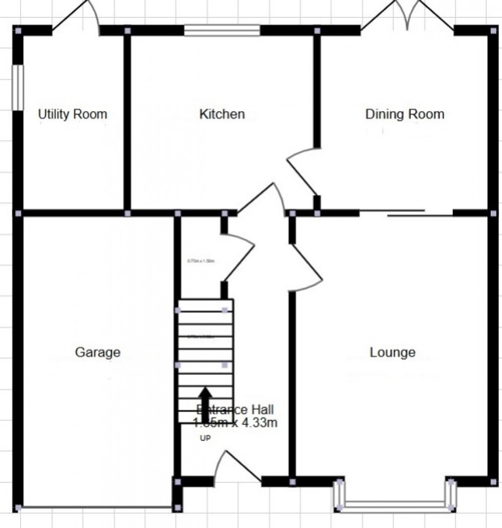 Floorplan for Hazel Road, Gateshead, Tyne and Wear, NE8