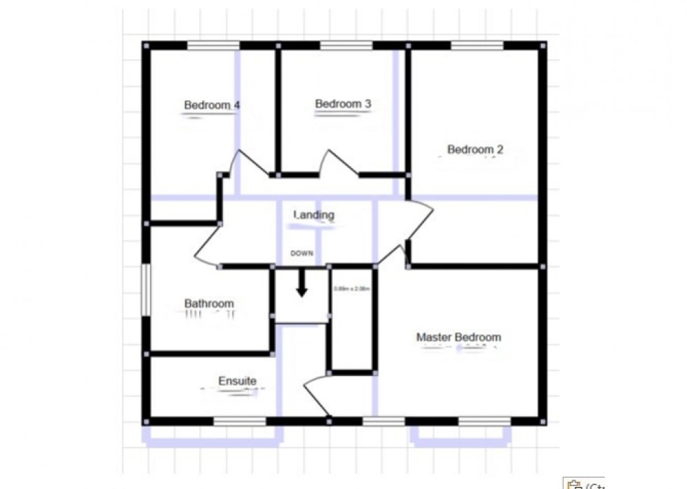 Floorplan for Hazel Road, Gateshead, Tyne and Wear, NE8