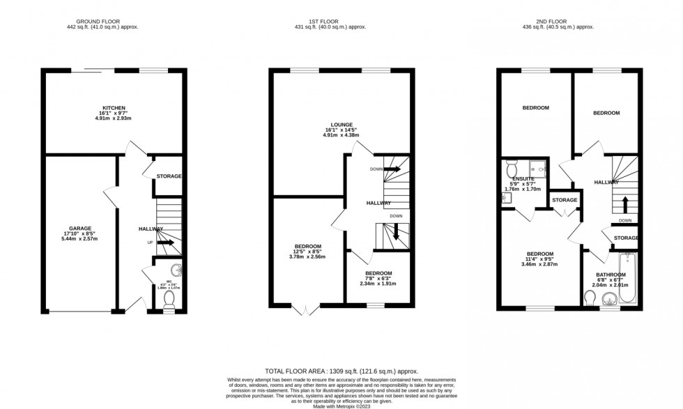 Floorplan for Sanderson Villas, Gateshead, Tyne and Wear, NE8